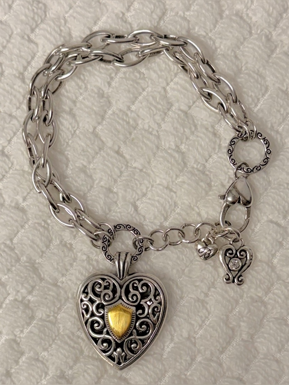 Brighton Heraldic Heart Bracelet